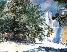 Homer Winslow Orange Tree Nassau aka Orange Trees and Gate. �����, �������