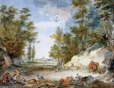 Schouman Aert Animals at Kleine Loo Sun. Schouman, 