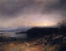 Herzog Herman Campfire in Moonlight. , 