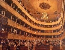 1888 Auditorium in the Old Burgtheater, Vienna. �����, ������