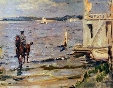Slevogt Max Bathing house Havel Sun. Slevogt, 
