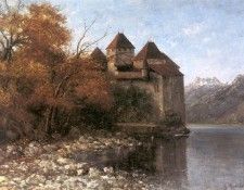 Courbet Gustave Chateau de Chillon. , 