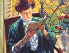 yamashita shintaro, woman reading 1907. 
