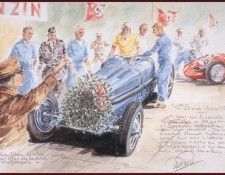 c 1933 bugatti double in the avus grand prix.  