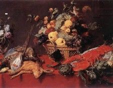 SNYDERS Frans Still Life With A Basket Of Fruit. ���������, �����