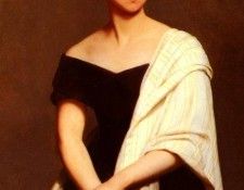 Scheffer Ary Portrait De Mme Frederick Kent.  