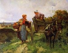 Dameron Emile Return from the market Sun . Dameron, 