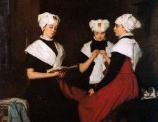 Schwartze Thrse Three orphan girls in Amsterdam . , 