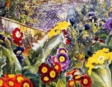 Lesley Fotherby - Primeveres dans une serre (detail-L), De. Fotherby, 