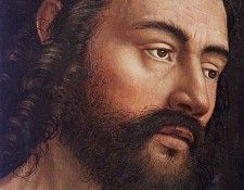 Eyck Jan van The Ghent Altarpiece Adam detail 1. ,  