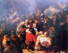 Pieneman Nicolaes Admiral de Ruyter mortally wounded Sun. Pieneman, �������