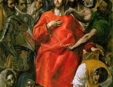 El Greco The spoliation, 1577-1579, 185x173 cm, Sacristy of . , -