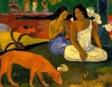 Amusement, Gauguin, 1892 - 1600x1200 - ID 8014. , 