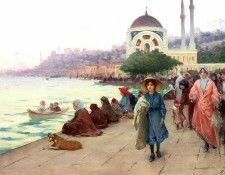 Walking Along the Sea. Zonaro, 