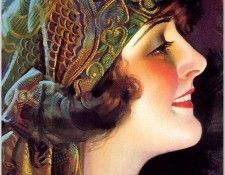 Cos 039 Rolf Armstrong Portrait of Martha Mansfield. , 