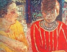 bonnard marthe in red blouse c1928.  