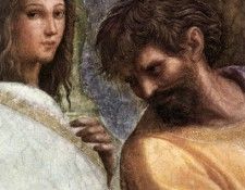Raffaello - Stanze Vaticane - The School of Athens (detail) [05]. �������