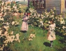 borisov-musatov flowers in may 1894. �������-�������, ������ (1870-1905)