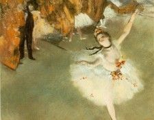 Degas Letoile ou La danseuse sur la scene, 1878, Pasel on p. ����, �����-������-����