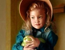 Tyler Timothy Girl with Apples. ������, ��� C