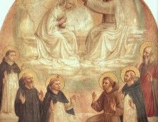 Fra Angelico The Coronation of the Virgin, 1440-41, upper fl. ���������, ��� �������� �� F