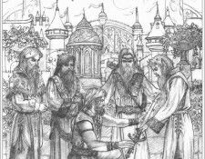 08 Daruma!  Keith Parkinson  SpellBound SketchBook Vol 1. ���������, ���