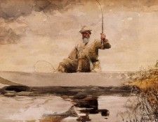 Homer Winslow Fishing in the Adirondacks. �����, �������