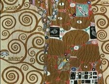 Klimt Fulfillment, 1905-09, mixed media with silver and gold. , 