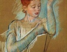 Cassatt Mary The Long Gloves. ������ ����