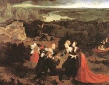 PATENIER Joachim Temptation Of St Anthony. Patenier  Patinir