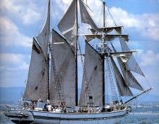 dk tall ships aquila marina topsail schooner lyr 1920. , DK