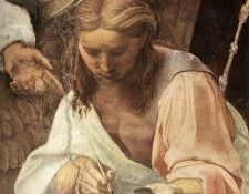 Raphael La Disputa detail7. 