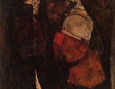 Schiele Pregnant Woman and Death, 1911, Narodni galleri, Pra. , 