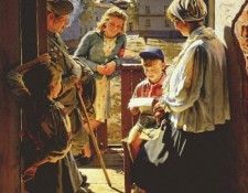 laktionov a letter from the front 1947. ���������