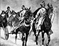 Fr 048 The Sioux War--General Miles Army--The Hotchkiss Cannon FredericRemington sqs. Remington, ��������