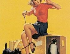 tiger pin-up elvgren 008.  Elvgren