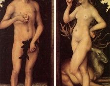 CRANACH Lucas the Elder Adam And Eve 2. ������, ����� �������