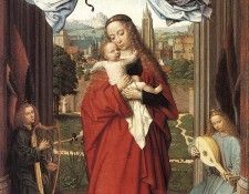 virgin and child with four angels wga. , 