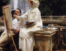 Sargent John Singer The Fountain Villa Torlonia Frascati Italy. ,  