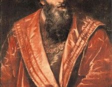 Titian Portrait of Pietro Aretino.  ( )