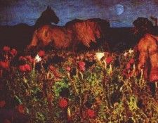 vrubel at nightfall 1900. , 