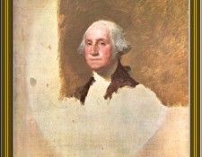 Gilbert Stuart-G. Washingtons Portrait (1796) Po Amp 018. , 