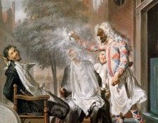 Troost Cornelis Harlequin Magican And Barber Deceived R. Troost, 
