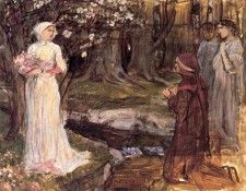 Waterhouse Dante and Beatrice. ���������, ���� ������