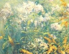 twachtman meadow flowers early-1890s. Twachtmann, ���� �����