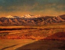 Bierstadt Albert The Grand Tetons. ��������, �������