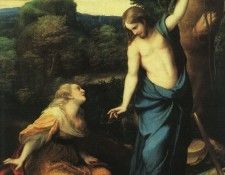 Correggio Noli me Tangere, approx. 1525, Museo del Prado at . ��������