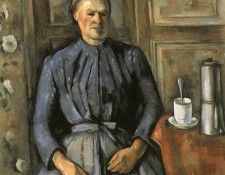 CEZANNE KVINNA MED KAFFEBRYGGARE,C.1895, MUSEE DORSAY, PARI. , 