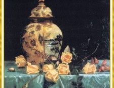 BareMartha StillLifewithRoses&Vase-We. , 