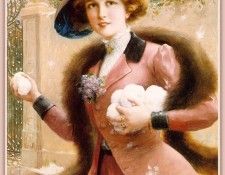 Vernon An-Elegant-Lady-Throwing-Snowballs-sj. ������, �����